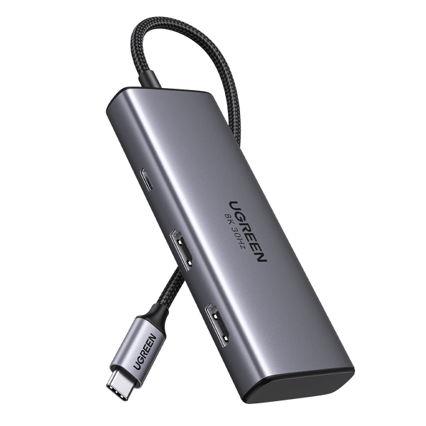 UGREEN Multiprise USB Parasurtenseur 2 Prises avec 3 Ports USB C