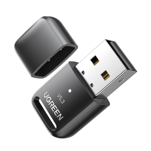 UGREEN 90225 USB Bluetooth 5.3 Dongle Adapter สําหรับลําโพงPC เมาส์ไร้สาย  คีย์บอร์ด เครื่องรับสัญญาณเสียงเพลง - Ugreen Thailand