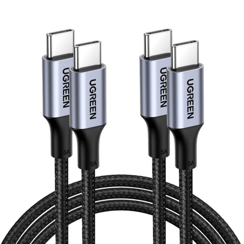 UGREEN USB C to USB C 100W Fast Cable 2 Pack 6.6ft