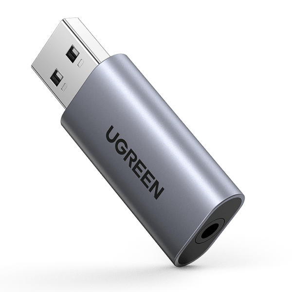 Ugreen USB to Audio Jack USB External Sound Card 3.5mm Audio Adapter